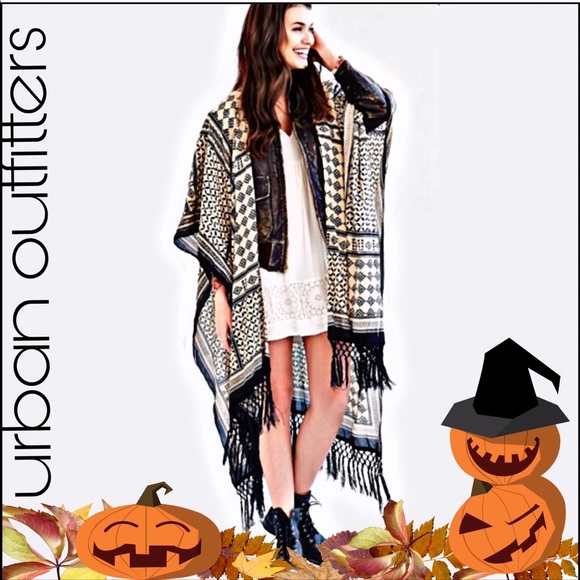 Urban Outfitters Jackets & Blazers - Excote Patchwork Open Front Poncho